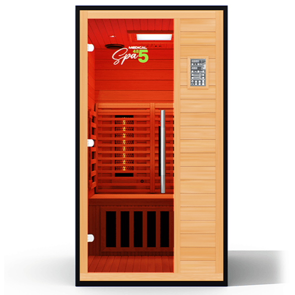 Commercial 485 Medical Infrared Sauna | 1 Person, Commercial Grade - Sauna Luxuries