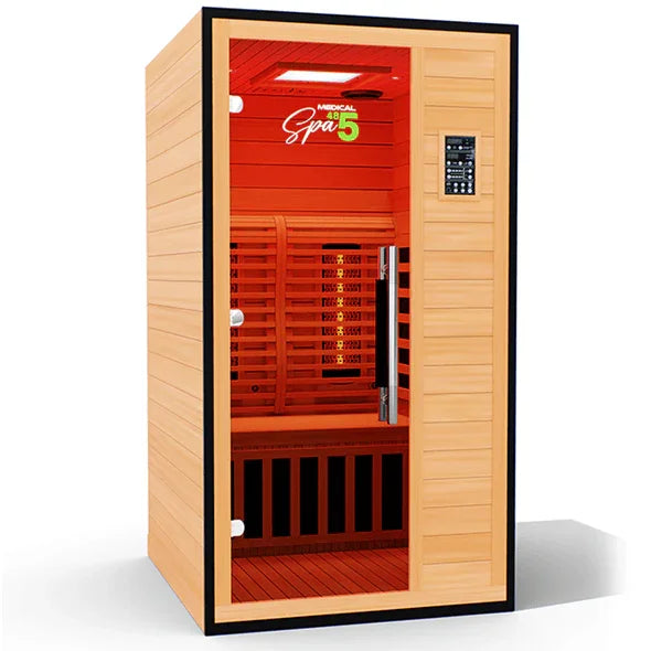 Commercial 485 Medical Infrared Sauna | 1 Person, Commercial Grade - Sauna Luxuries