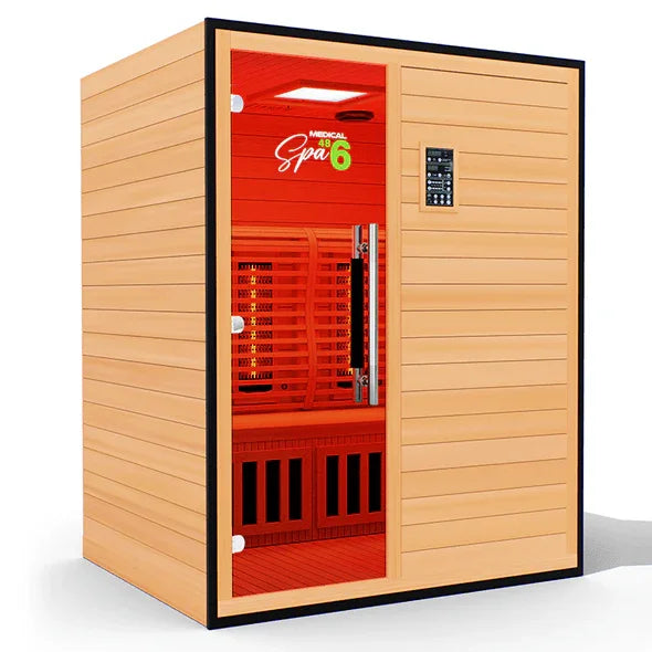 Commercial 486 Medical Sauna | Infrared + Red Light Therapy - Sauna Luxuries