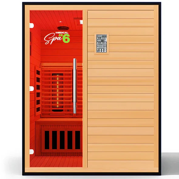 Commercial 486 Medical Sauna | Infrared + Red Light Therapy - Sauna Luxuries
