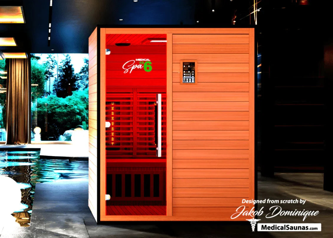 Commercial 486 Medical Sauna | Infrared + Red Light Therapy - Sauna Luxuries