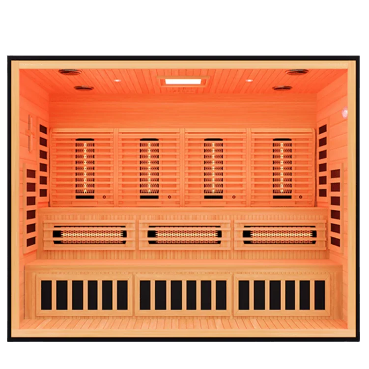 Commercial 488 Medical Sauna | XL Infrared + Red Light + Smart Tablet - Sauna Luxuries