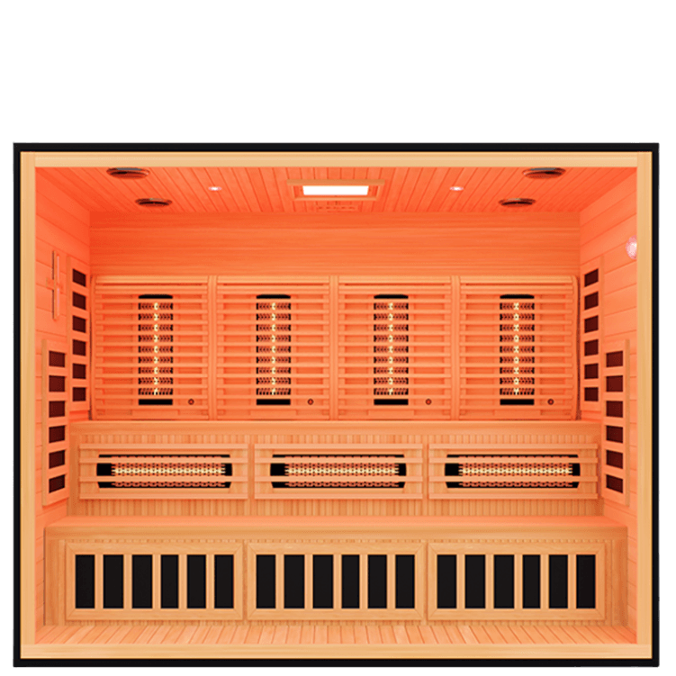 Commercial 488 Medical Sauna | XL Infrared + Red Light + Smart Tablet - Sauna Luxuries
