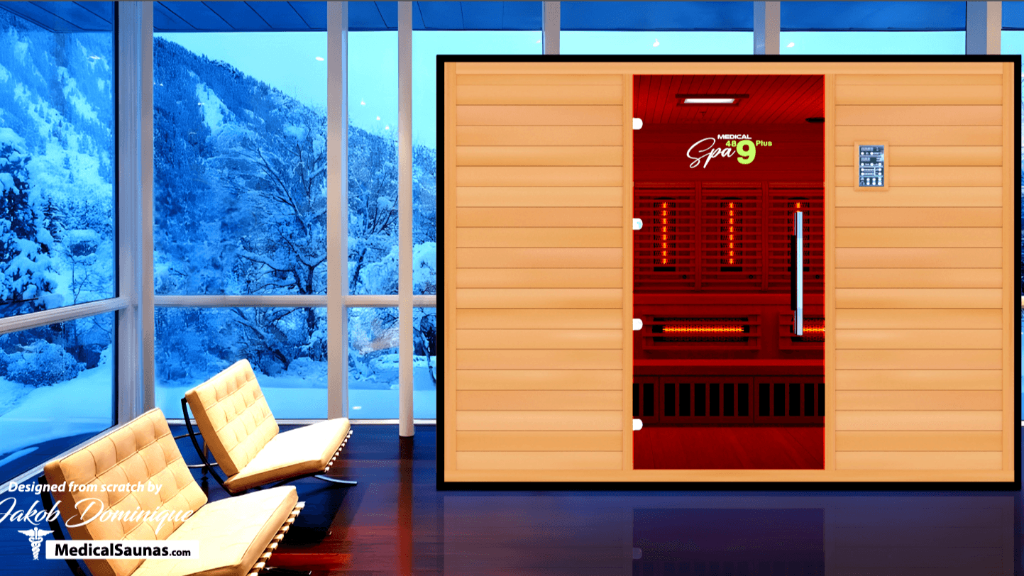 Commercial 489™ Medical Sauna | Max Capacity Infrared + Android + ADA - Sauna Luxuries