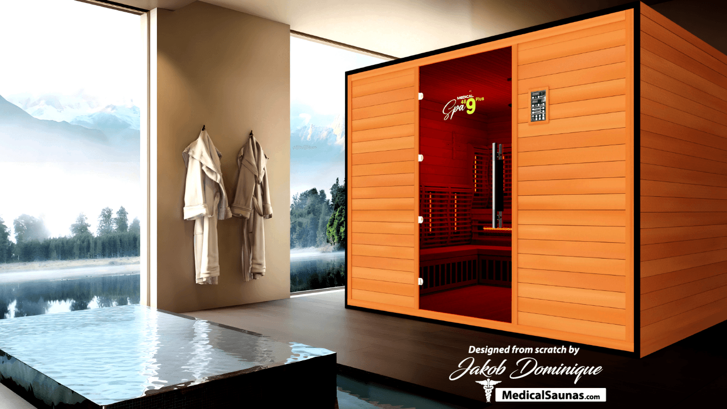 Commercial 489™ Medical Sauna | Max Capacity Infrared + Android + ADA - Sauna Luxuries