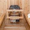 Dundalk Leisurecraft CT Georgian Cabin Sauna with Porch | Electric Sauna - Sauna Luxuries