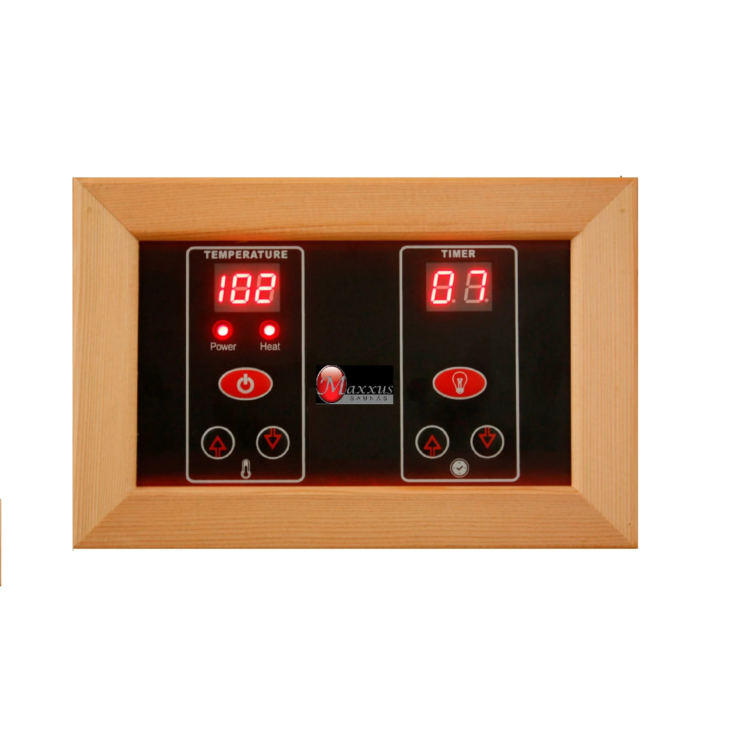 Maxxus 3-Person Corner Low EMF FAR Infrared Sauna - Sauna Luxuries