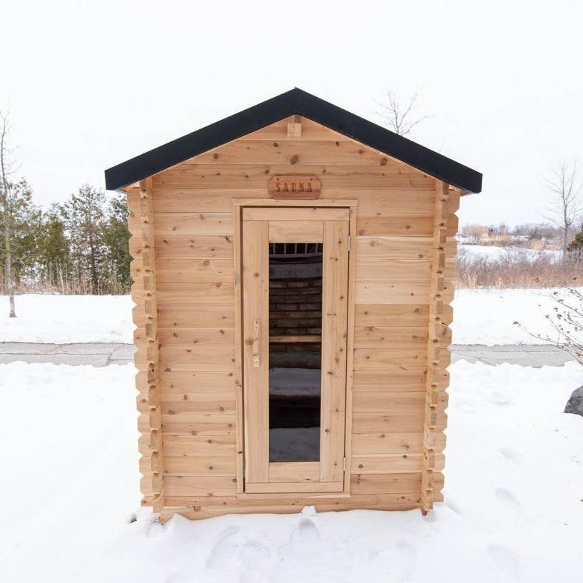 Dundalk Leisurecraft CT Granby Cabin Sauna | 2–3 Person Electric Sauna - Sauna Luxuries