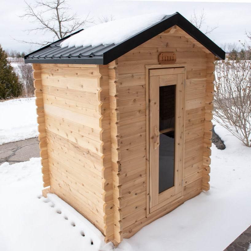 Dundalk Leisurecraft CT Granby Cabin Sauna | 2–3 Person Electric Sauna - Sauna Luxuries