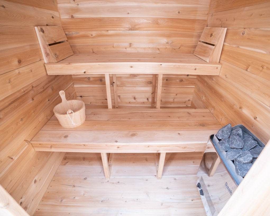 Dundalk Leisurecraft CT Granby Cabin Sauna | 2–3 Person Electric Sauna - Sauna Luxuries