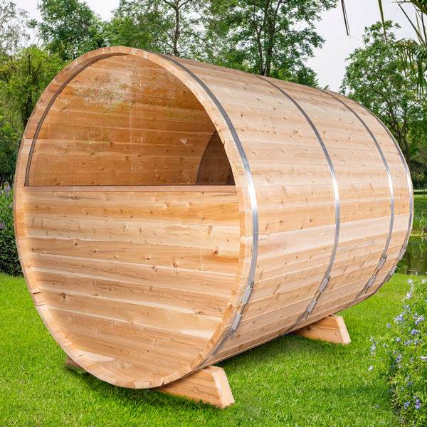 Leisurecraft Tranquility MP Barrel Sauna | Wood Burning - Sauna Luxuries