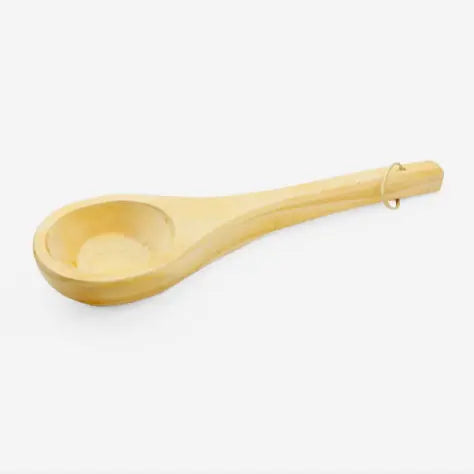 Ergonomic Wooden Ladle – Precision Water Pouring – Designed with a long handle for easy scooping and pouring, ensuring a relaxing and immersive sauna session.