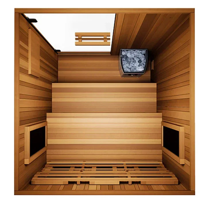 FD-4 Trinity Infra-Steam Sauna - Sauna Luxuries