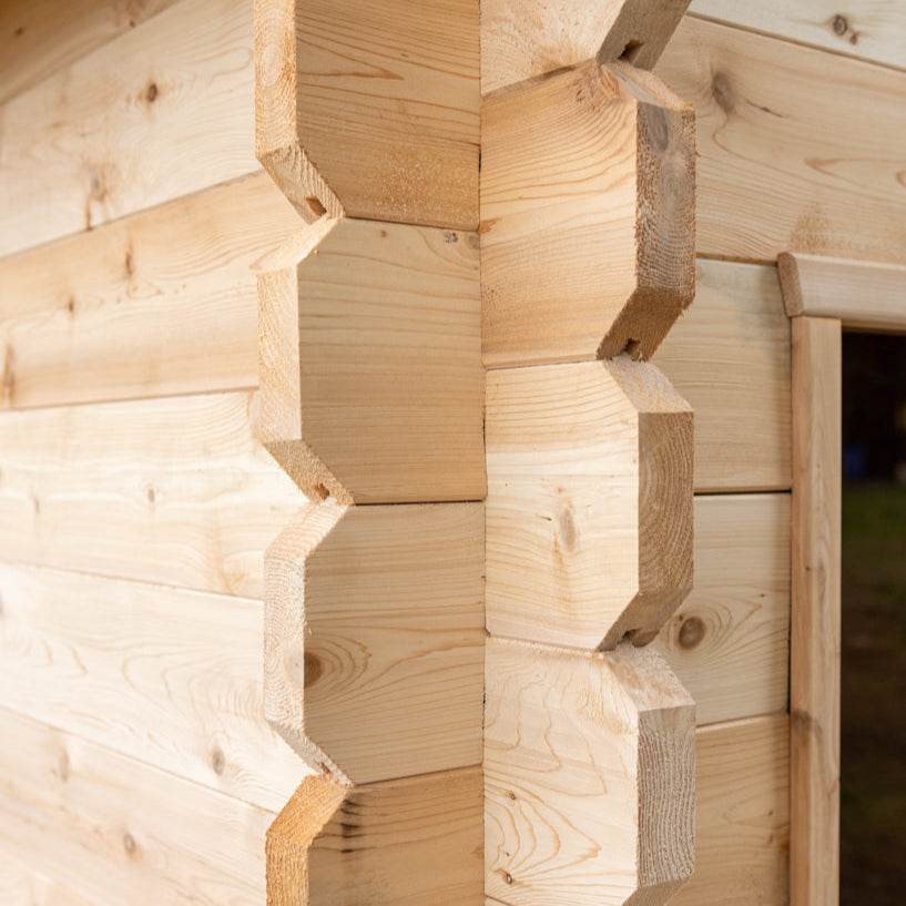 Leisurecraft CT Georgian Cabin Sauna – Wood Burning Outdoor Cedar Sauna - Sauna Luxuries