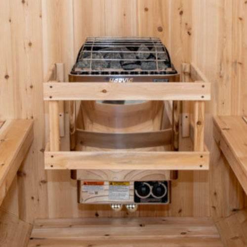 Harvia KIP 8KW Sauna Heater with Rocks – Wall Mount | Fast Heating - Sauna Luxuries