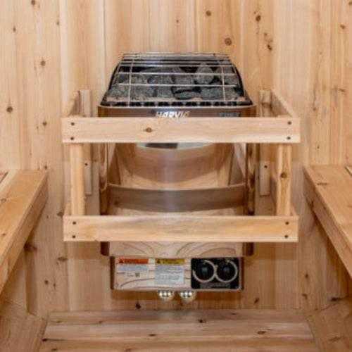 Harvia KIP 8KW Sauna Heater with Rocks – Wall Mount | Fast Heating - Sauna Luxuries