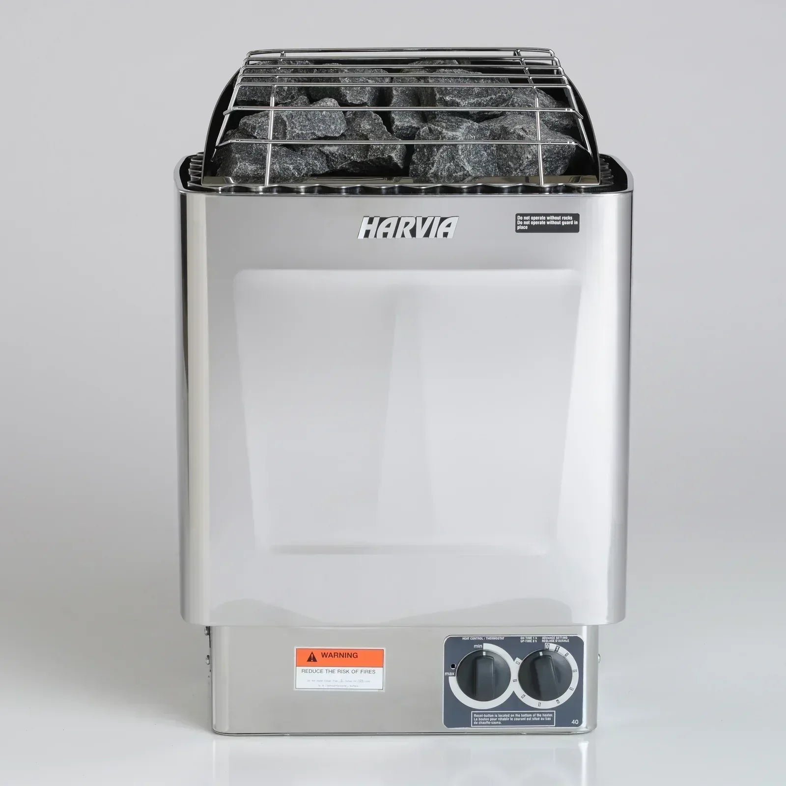 Harvia KIP 8 kW Electric Sauna Heater 240V with Built In Controls - Sauna Luxuries