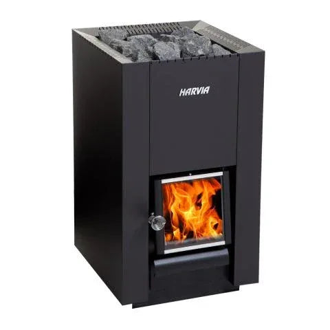 Harvia Linear 16 WK160C Wood Sauna Stove - Sauna Luxuries