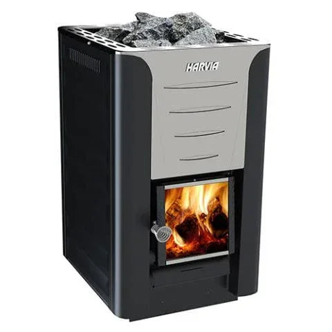 Harvia Pro 20 Duo 24.1kW Wood Sauna Stove - Sauna Luxuries