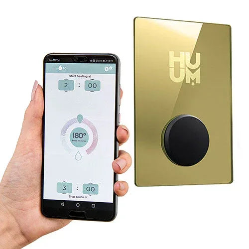 HUUM UKU Wi Fi Gold Sauna Control - Sauna Luxuries