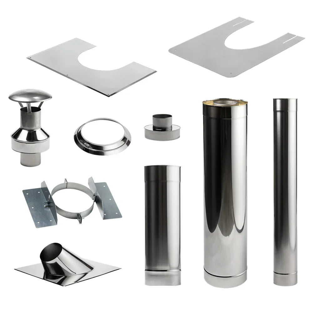 HUUM Thru Ceiling Chimney Kit for Sauna Wood Stoves HUUM