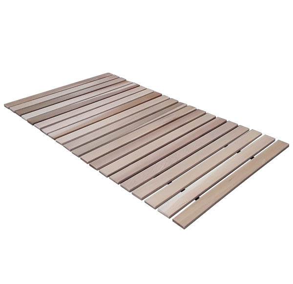 Leisurecraft Sauna Floor Mat 34x60 – Wood Slatted Sauna Base - Sauna Luxuries