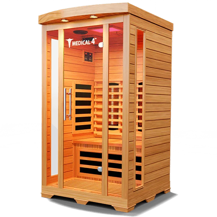Medical 4 Infrared Sauna | Doctor-Designed Red Light Therapy - Sauna Luxuries