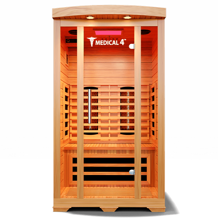 Medical 4 Infrared Sauna | Doctor-Designed Red Light Therapy - Sauna Luxuries
