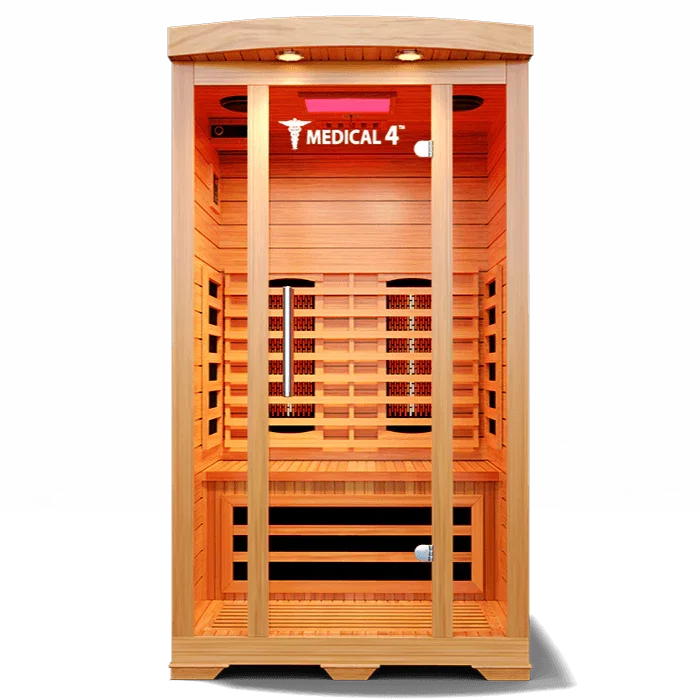 Medical 4 Infrared Sauna | Doctor-Designed Red Light Therapy - Sauna Luxuries
