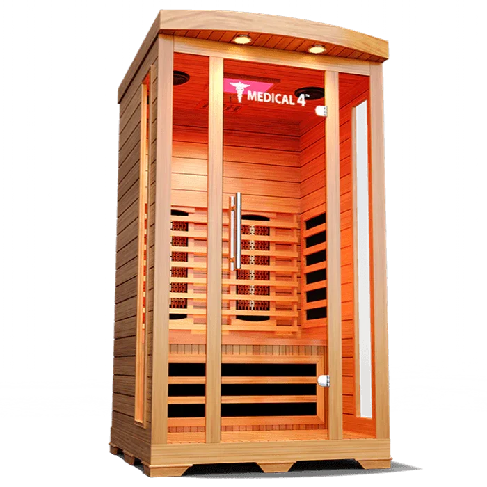 Medical 4 Infrared Sauna | Doctor-Designed Red Light Therapy - Sauna Luxuries