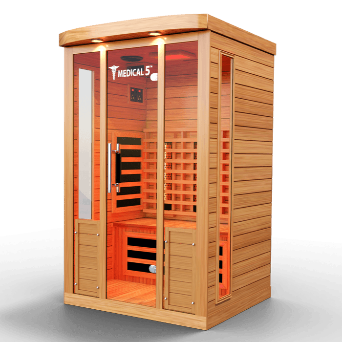 Medical 5 Infrared Sauna | Doctor-Designed Full Spectrum Sauna - Sauna Luxuries