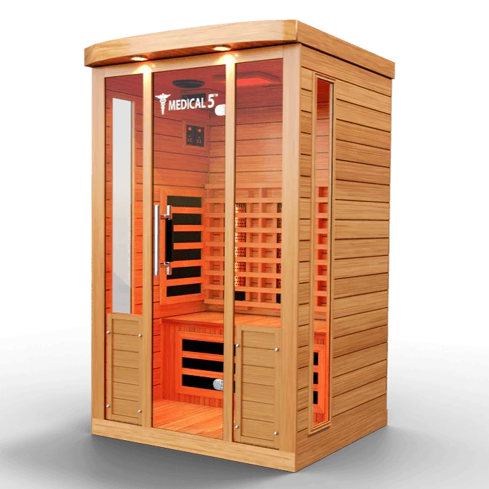 Medical 5 Infrared Sauna | Doctor-Designed Full Spectrum Sauna - Sauna Luxuries