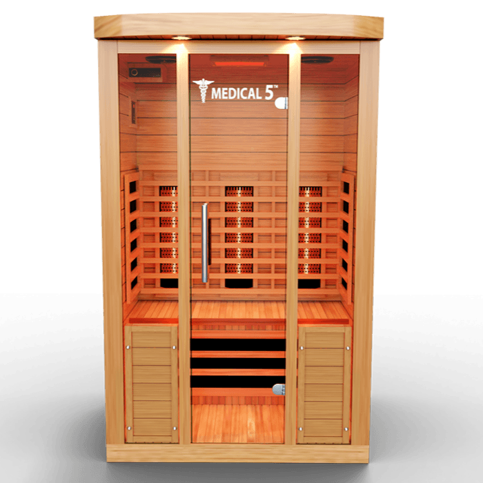 Medical 5 Infrared Sauna | Doctor-Designed Full Spectrum Sauna - Sauna Luxuries