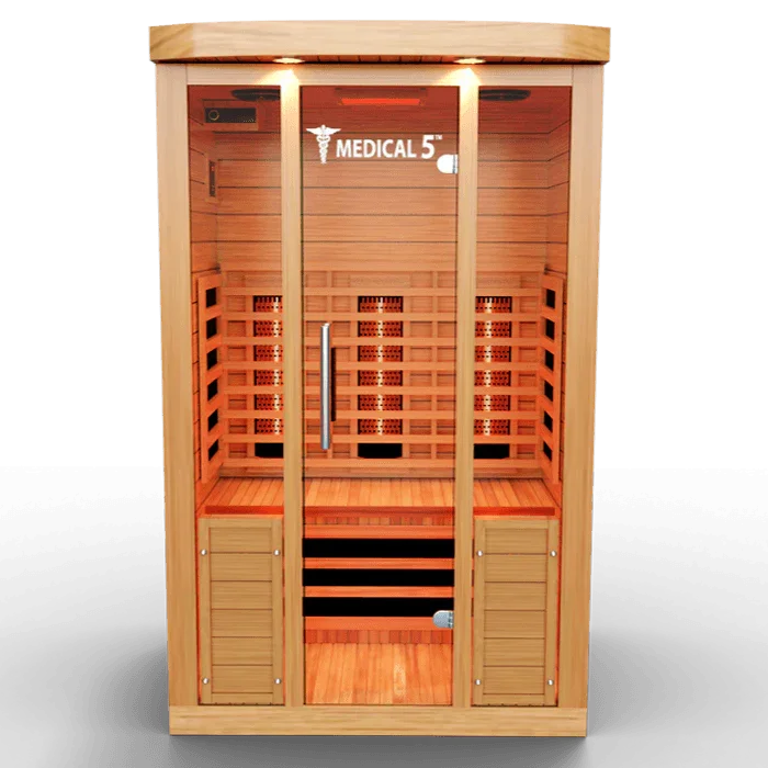Medical 5 Infrared Sauna | Doctor-Designed Full Spectrum Sauna - Sauna Luxuries
