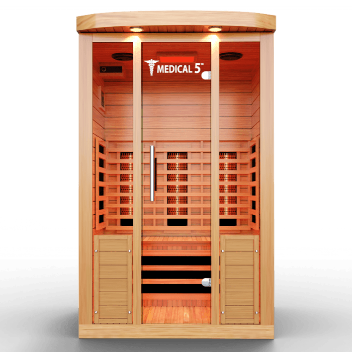Medical 5 Infrared Sauna | Doctor-Designed Full Spectrum Sauna - Sauna Luxuries