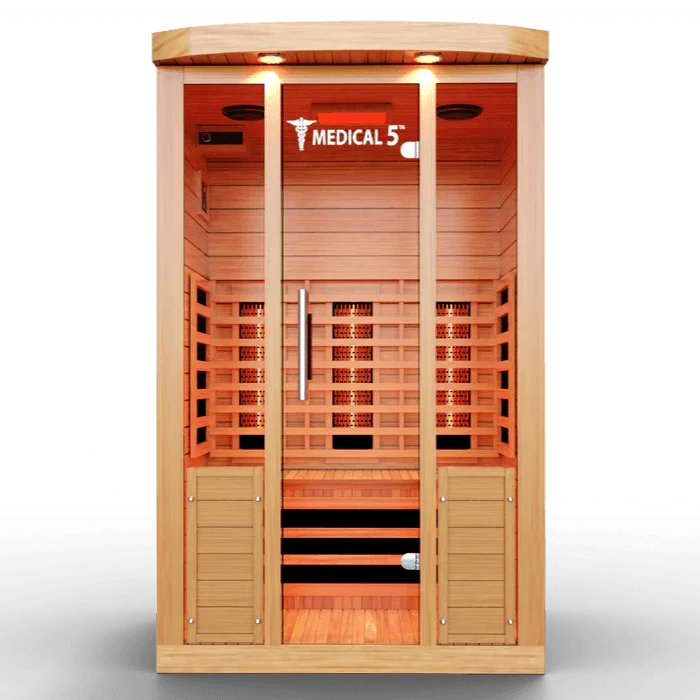 Medical 5 Infrared Sauna | Doctor-Designed Full Spectrum Sauna - Sauna Luxuries