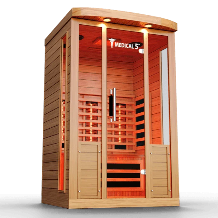 Medical 5 Infrared Sauna | Doctor-Designed Full Spectrum Sauna - Sauna Luxuries