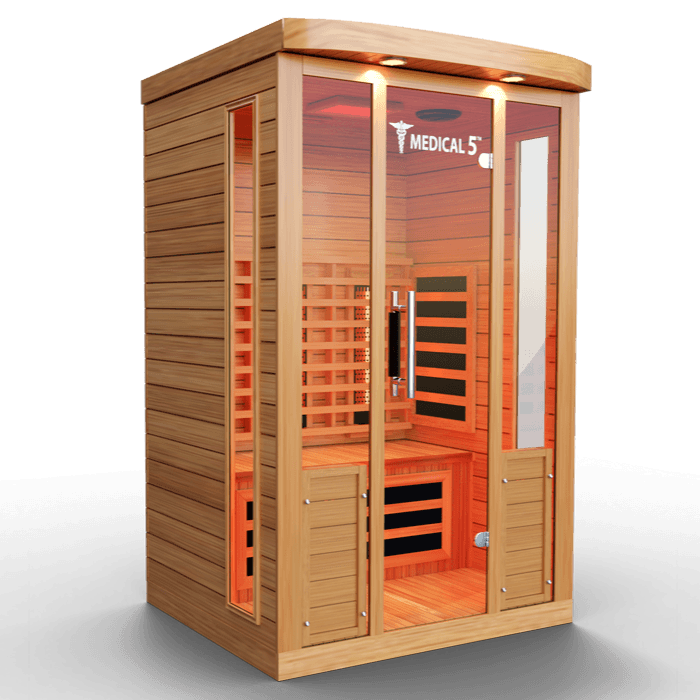 Medical 5 Infrared Sauna | Doctor-Designed Full Spectrum Sauna - Sauna Luxuries