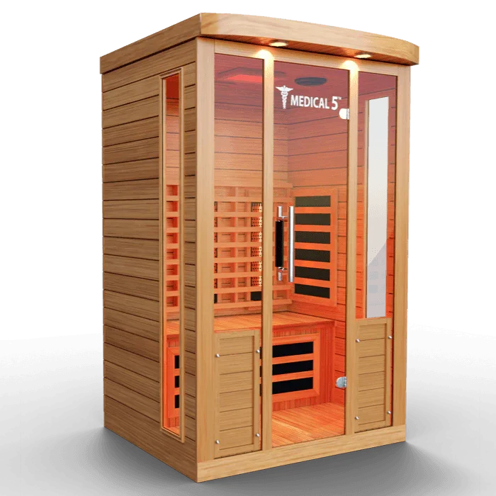 Medical 5 Infrared Sauna | Doctor-Designed Full Spectrum Sauna - Sauna Luxuries
