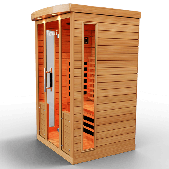 Medical 5 Infrared Sauna | Doctor-Designed Full Spectrum Sauna - Sauna Luxuries