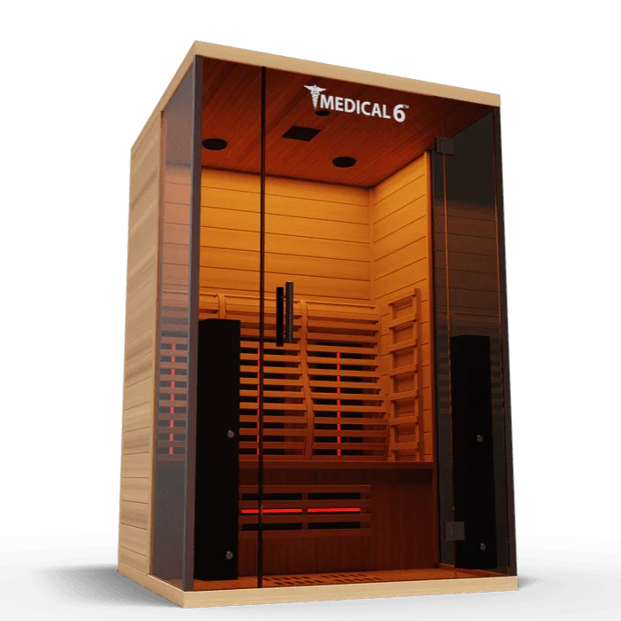 Medical 6 Ultra Full Spectrum Infrared Sauna | 2-Person - Sauna Luxuries