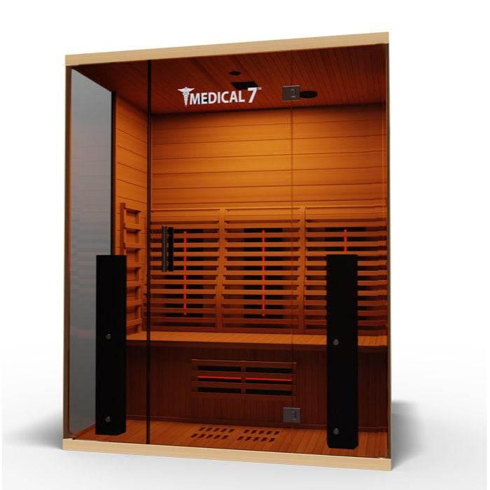 Medical 7 Ultra Full Spectrum Infrared Sauna – 3 Person Full-Body Therapy - Sauna Luxuries