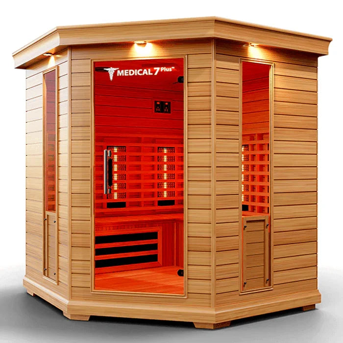 Medical 7 Plus Infrared Sauna | Doctor-Designed Luxury Sauna - Sauna Luxuries