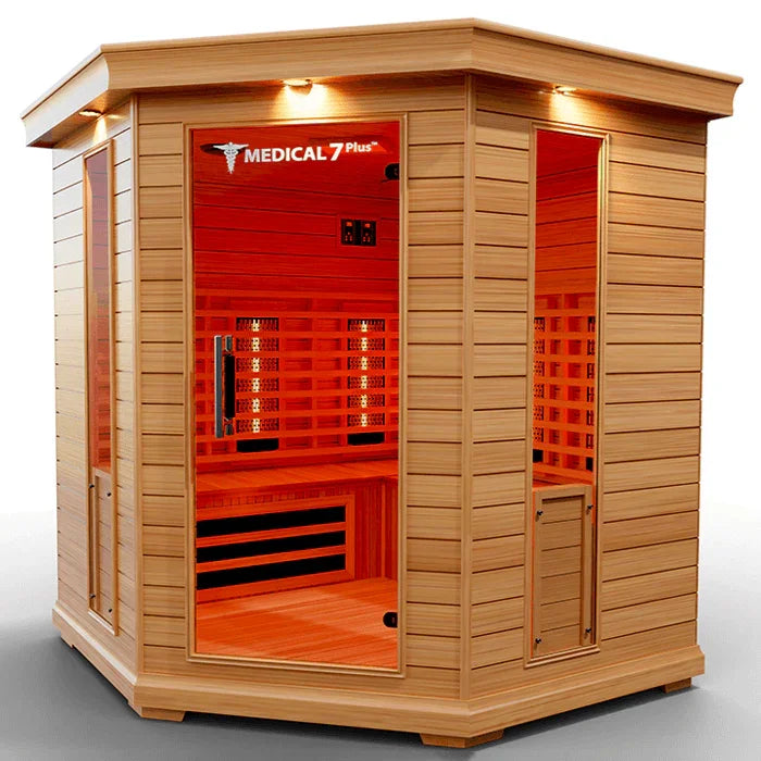 Medical 7 Plus Infrared Sauna | Doctor-Designed Luxury Sauna - Sauna Luxuries