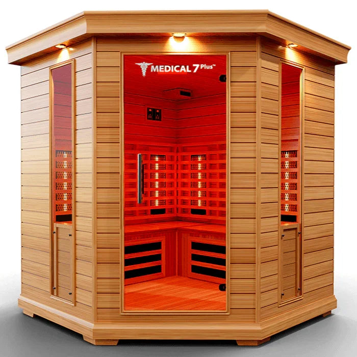 Medical 7 Plus Infrared Sauna | Doctor-Designed Luxury Sauna - Sauna Luxuries