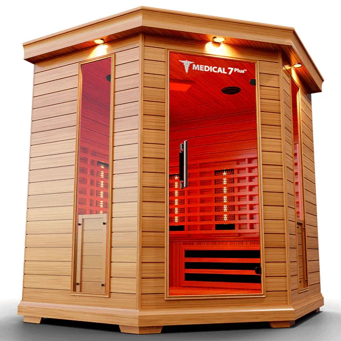 Medical 7 Plus Infrared Sauna | Doctor-Designed Luxury Sauna - Sauna Luxuries