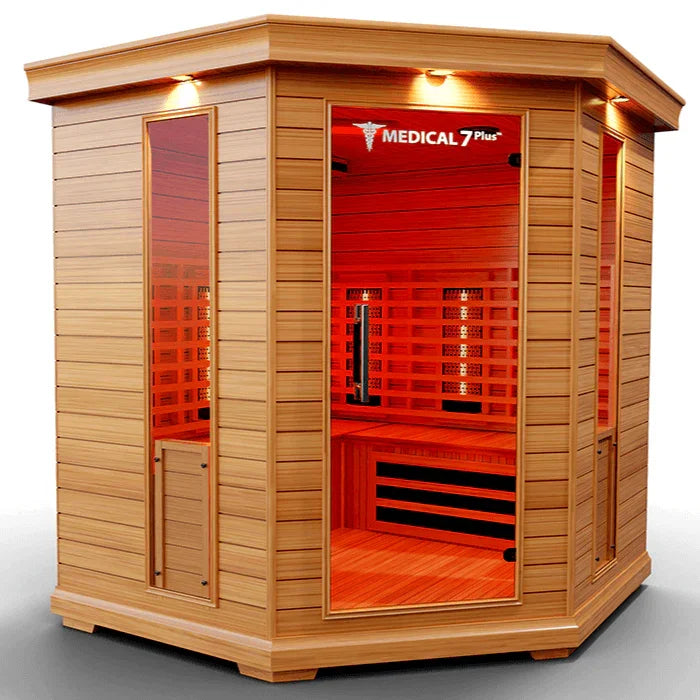Medical 7 Plus Infrared Sauna | Doctor-Designed Luxury Sauna - Sauna Luxuries