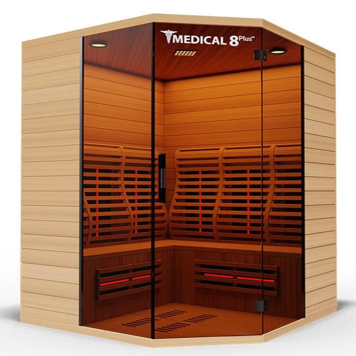 Medical 8 Ultra Full Spectrum Infrared Sauna | 2-4 Person - Sauna Luxuries