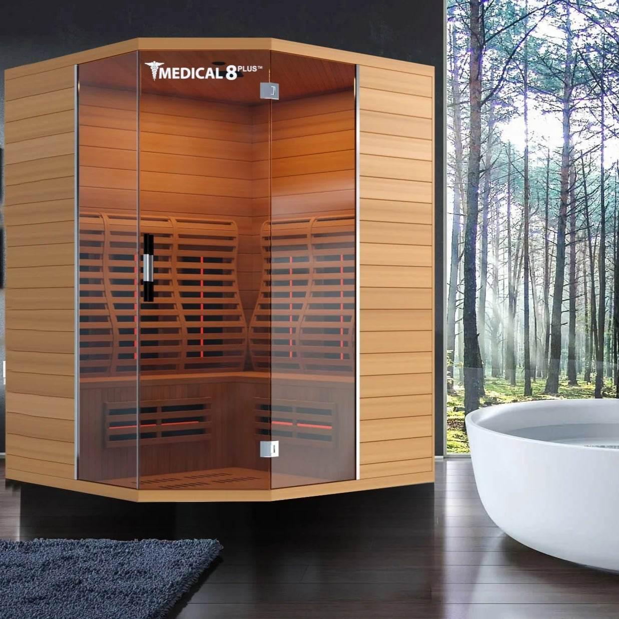 Medical 8 Ultra Full Spectrum Infrared Sauna | 2-4 Person - Sauna Luxuries