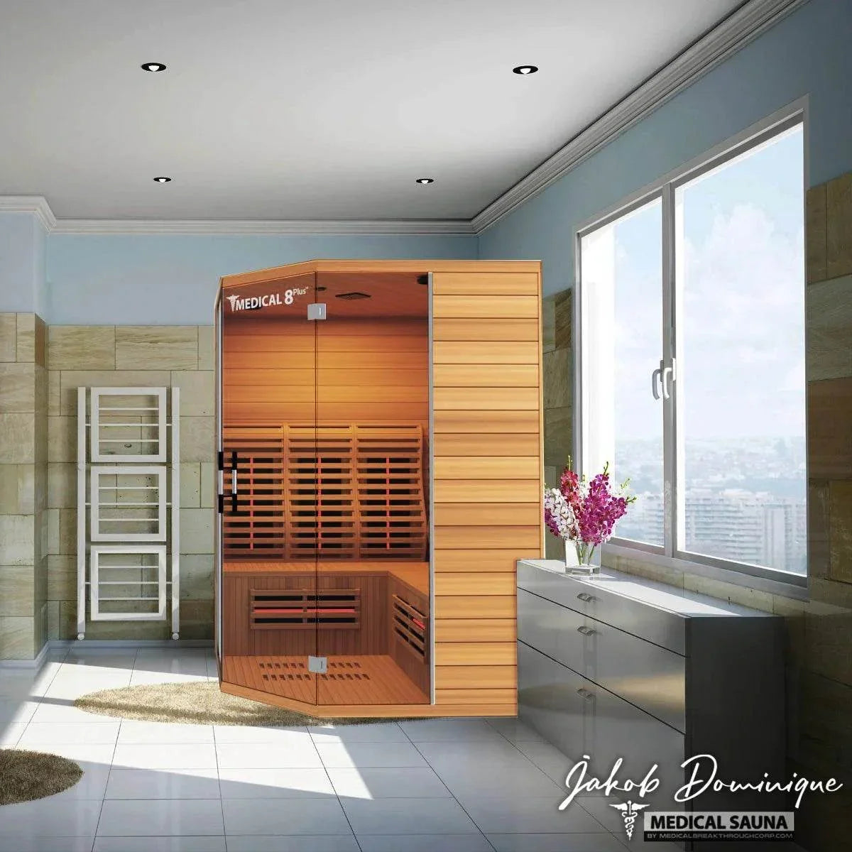 Medical 8 Ultra Full Spectrum Infrared Sauna | 2-4 Person - Sauna Luxuries